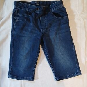 GAP Kids 12 Indigo Drawstring Denim Shorts